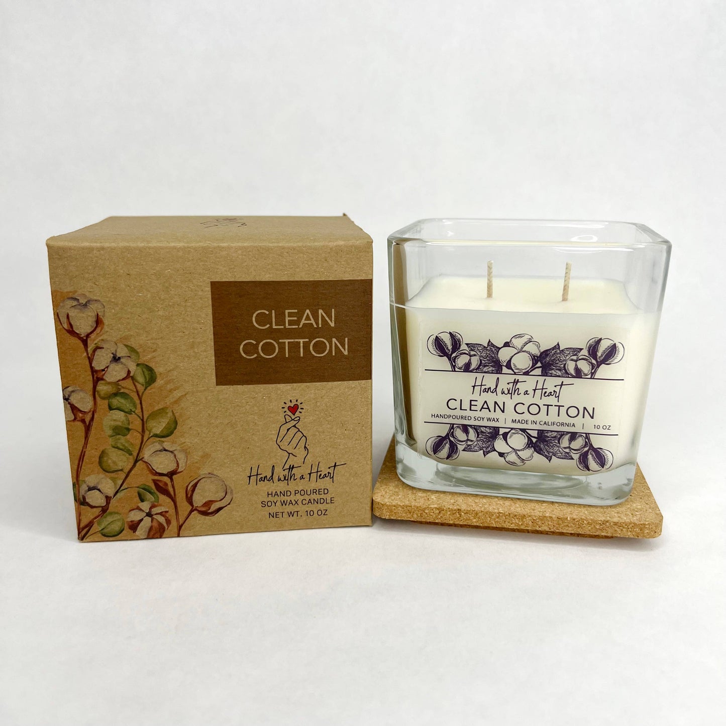 Clean Cotton Soy Wax Candle