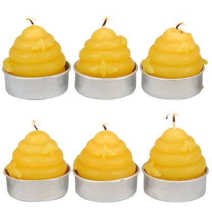 Bee Skep Figurine Candle Set