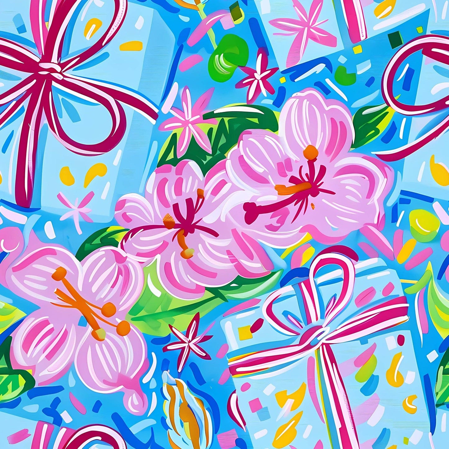 Preppy Happy Birthday Brushed Presents - Champagne Collection