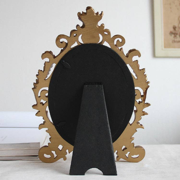 Vagabond Vintage - Baroque Crown Oval Photo Frame