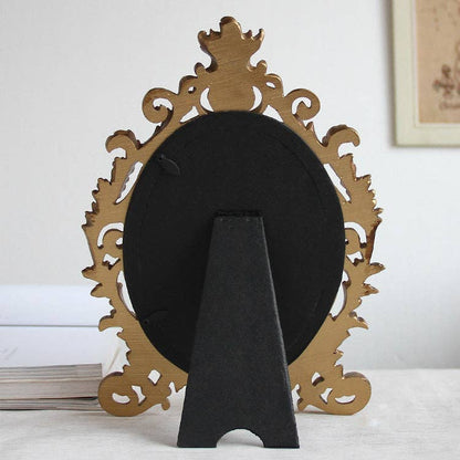 Vagabond Vintage - Baroque Crown Oval Photo Frame