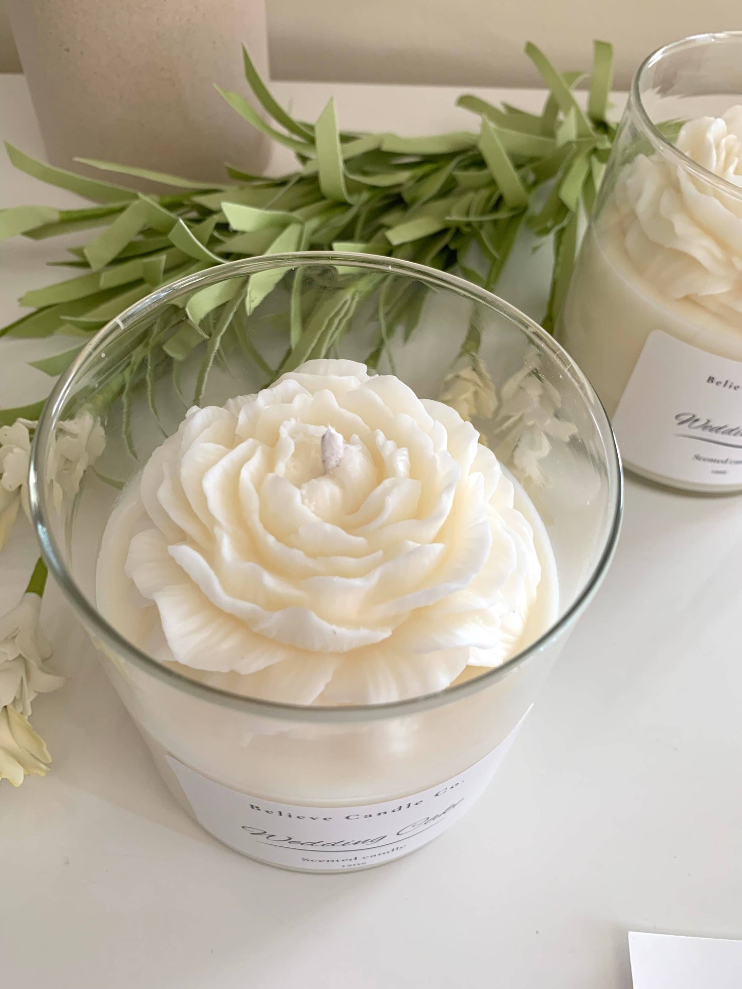 Wedding Cake Candle Jar