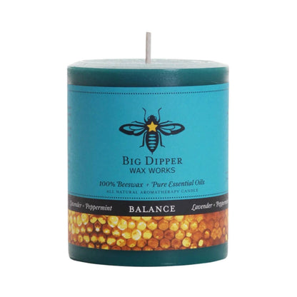 Beeswax Pillar Candle – Aromatherapy