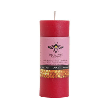 Beeswax Pillar Candle – Aromatherapy