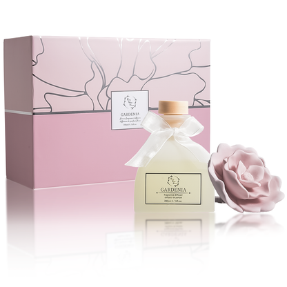 Diffuser Set Sunshine Ceramic Set -Gardenia