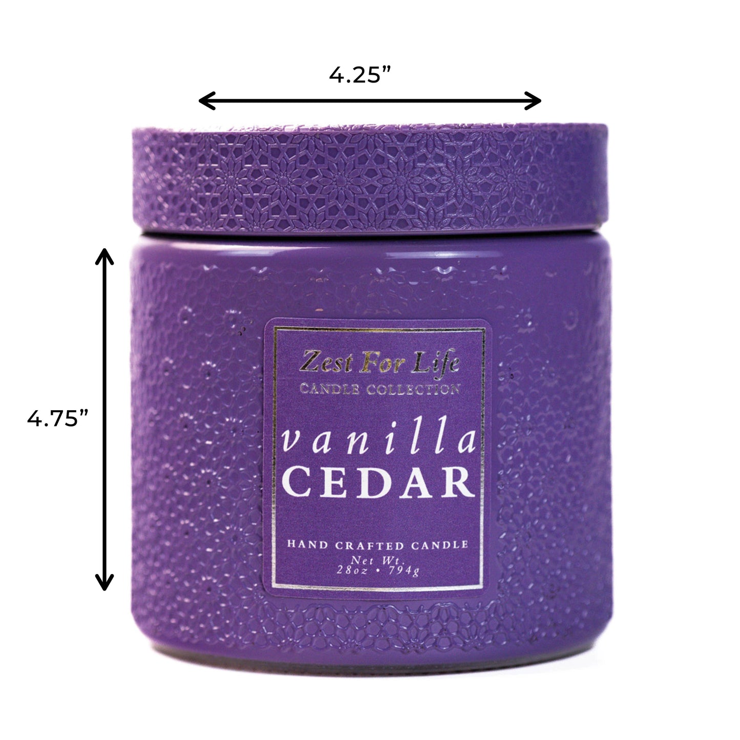 A Cheerful Giver - Zest For Life Candle (28oz.) - Vanilla Cedar