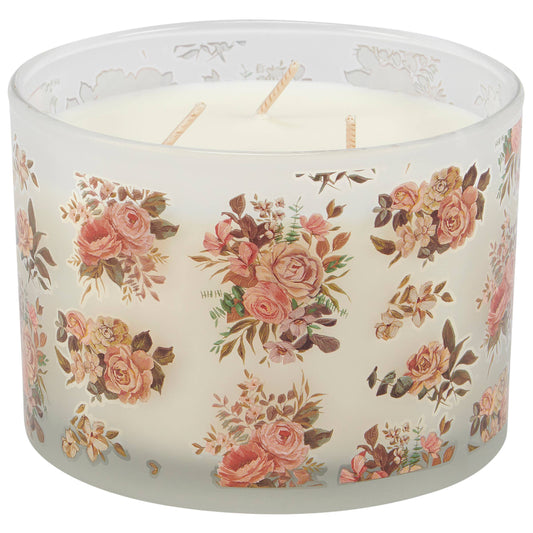 Cabbage Rose Candle