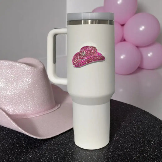 Pink Cowboy Hat 40oz Tumbler