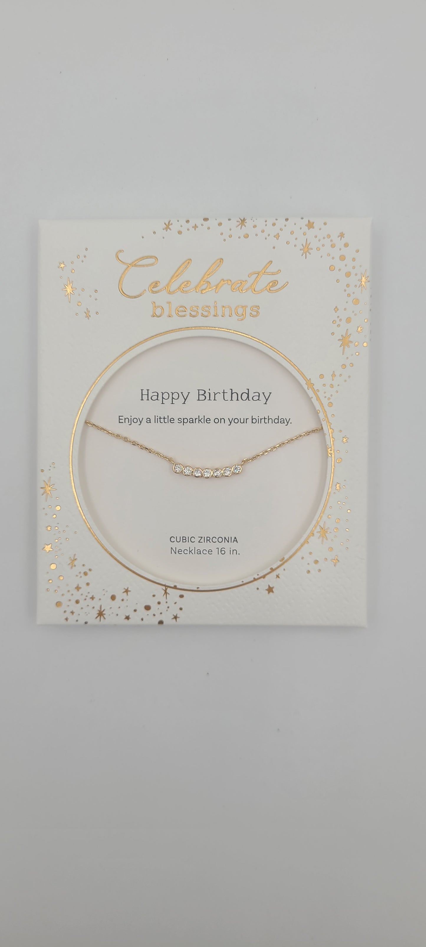 Happy Birthday Necklace - Celebrate Blessings