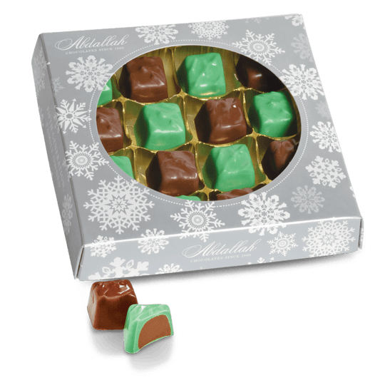Mini Mints with Smooth Chocolate Center-Snowflake Box